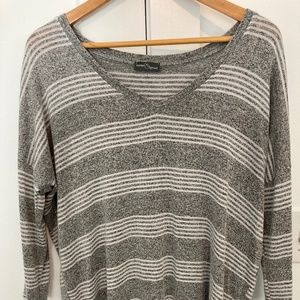 Market & Spruce Dolman Sleeve Striped Soft Tee Size Medium